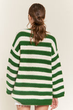 Green Stripe Sweater