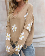 Daisy Distressed Sweater