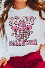 Howdy Valentine Graphic Pullover