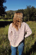 Lavender Leopard Sweater