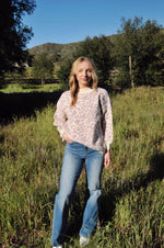 Lavender Leopard Sweater